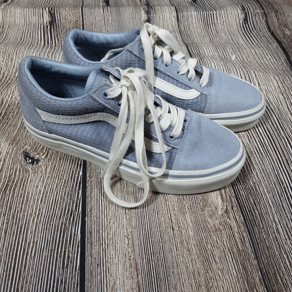 Vans size 5.5 womens lavender color